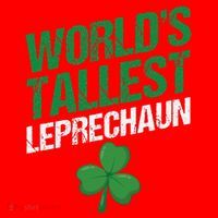 Funny Saint Patrick's Day World's Tallest Leprechaun Santa Hat thumb 1