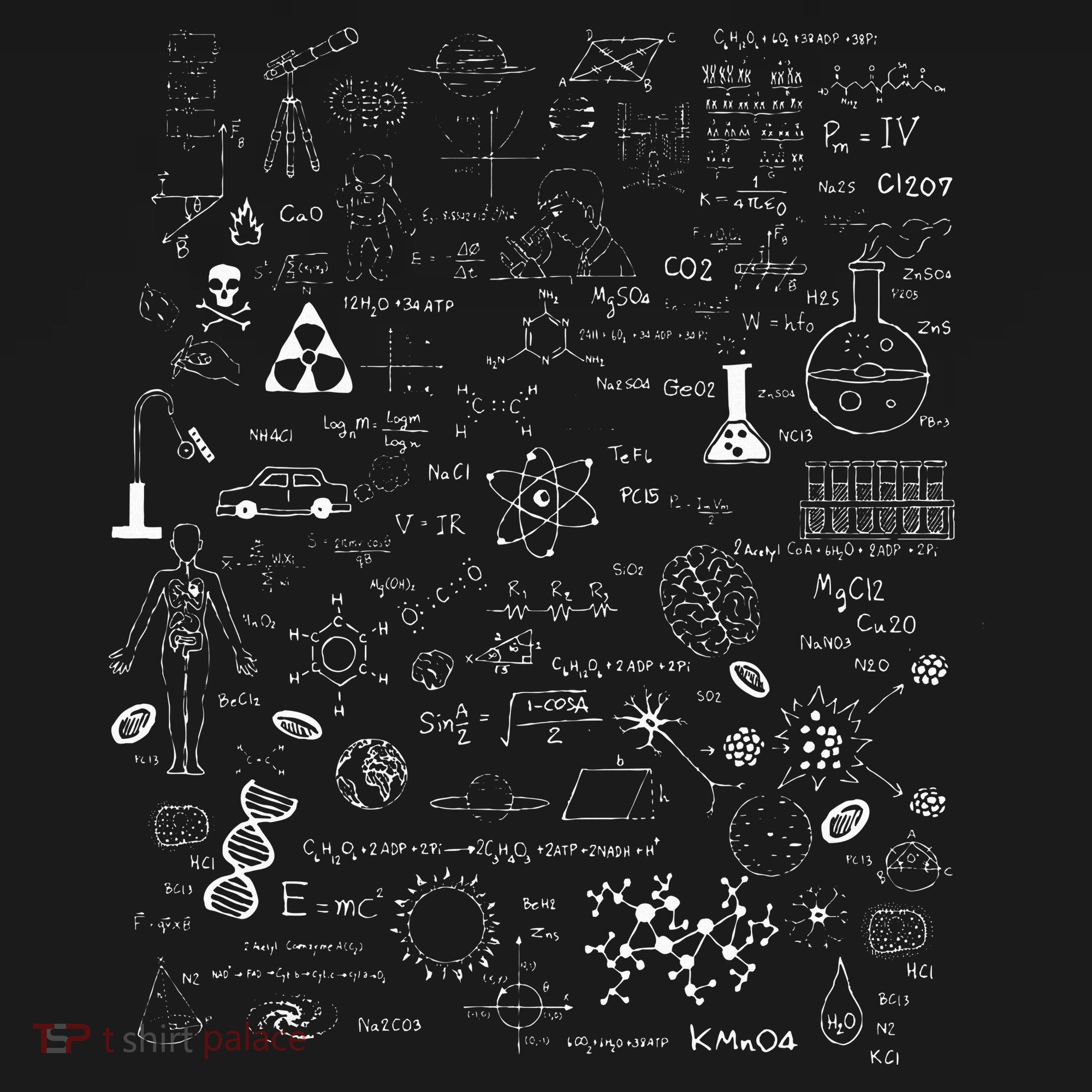 Funny Science Physic Math Chemistry Biology Astronomy Pajama Set
