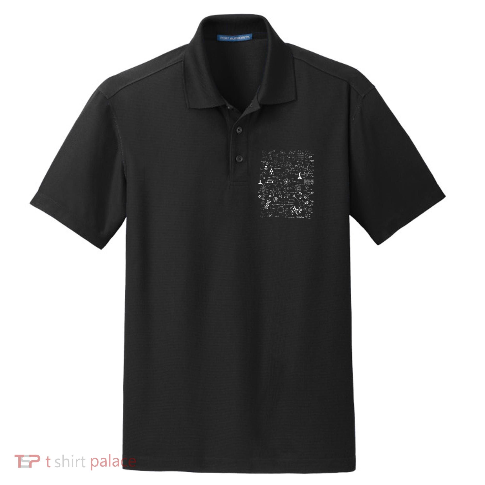Funny Science Physic Math Chemistry Biology Astronomy Dry Zone Grid Polo