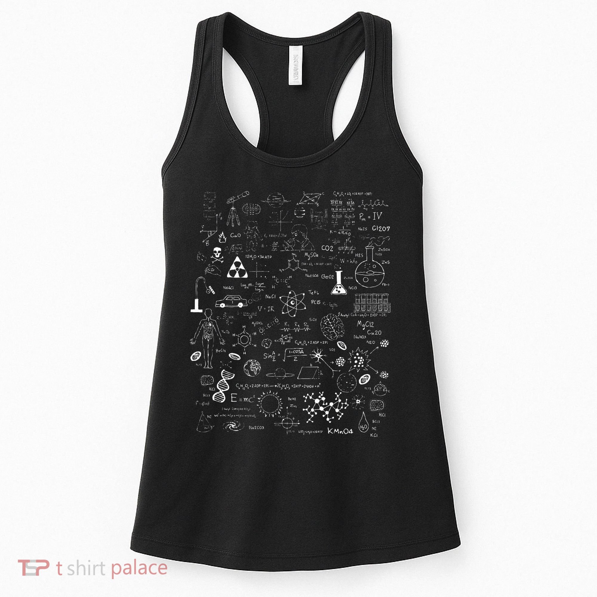 Funny Science Physic Math Chemistry Biology Astronomy Women's Tank Top