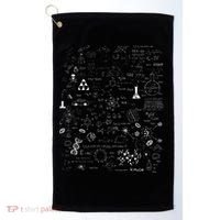 Funny Science Physic Math Chemistry Biology Astronomy Golf Towel thumb 0