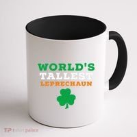 Funny Saint Patrick's Day Worlds Tallest Leprechaun Gift Coffee Mug thumb 1