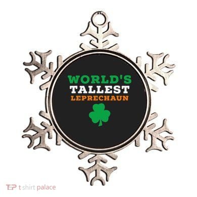 Funny Saint Patrick's Day Worlds Tallest Leprechaun Gift Ornament