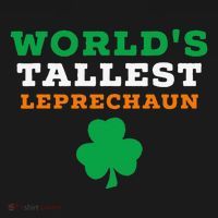 Funny Saint Patrick's Day Worlds Tallest Leprechaun Gift Kids Sweatshirt thumb 2