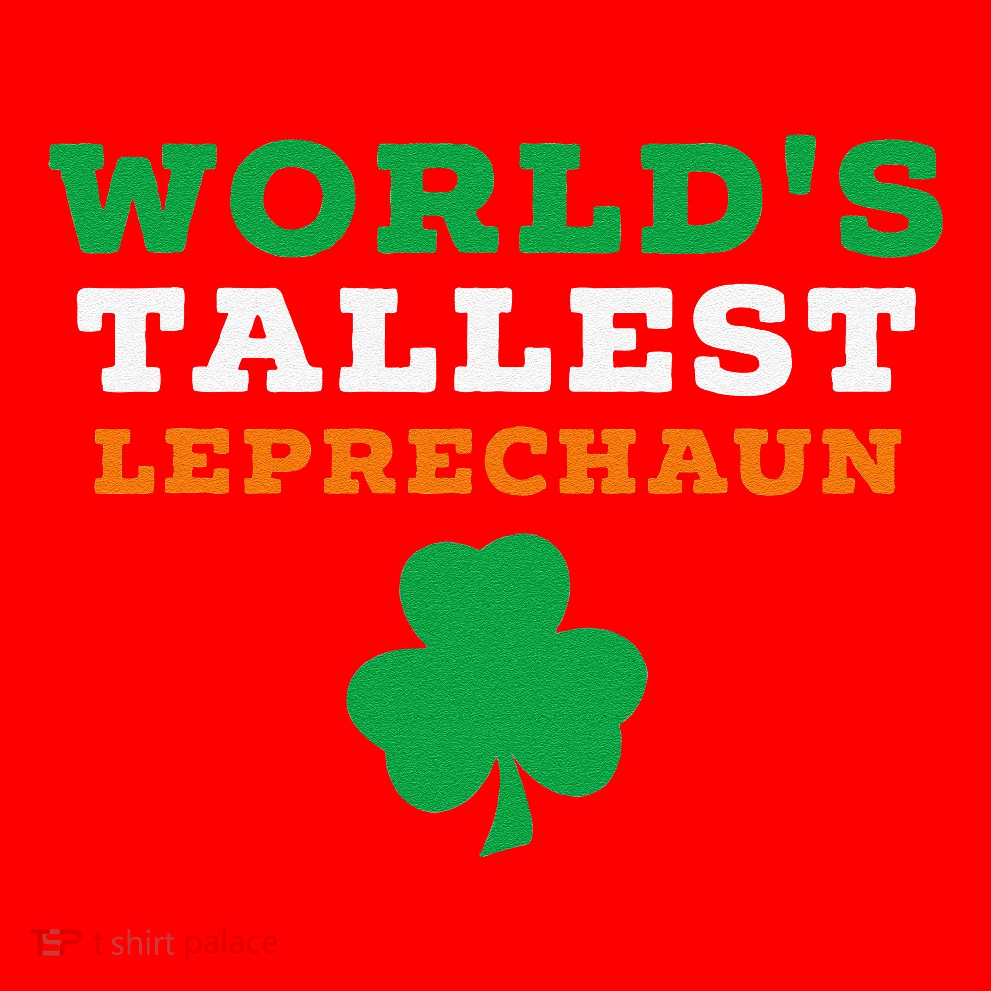 Funny Saint Patrick's Day Worlds Tallest Leprechaun Gift Santa Hat