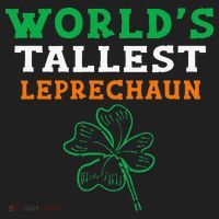 Funny Saint Patrick's Day Worlds Tallest Leprechaun Women's Sweatshirt thumb 2