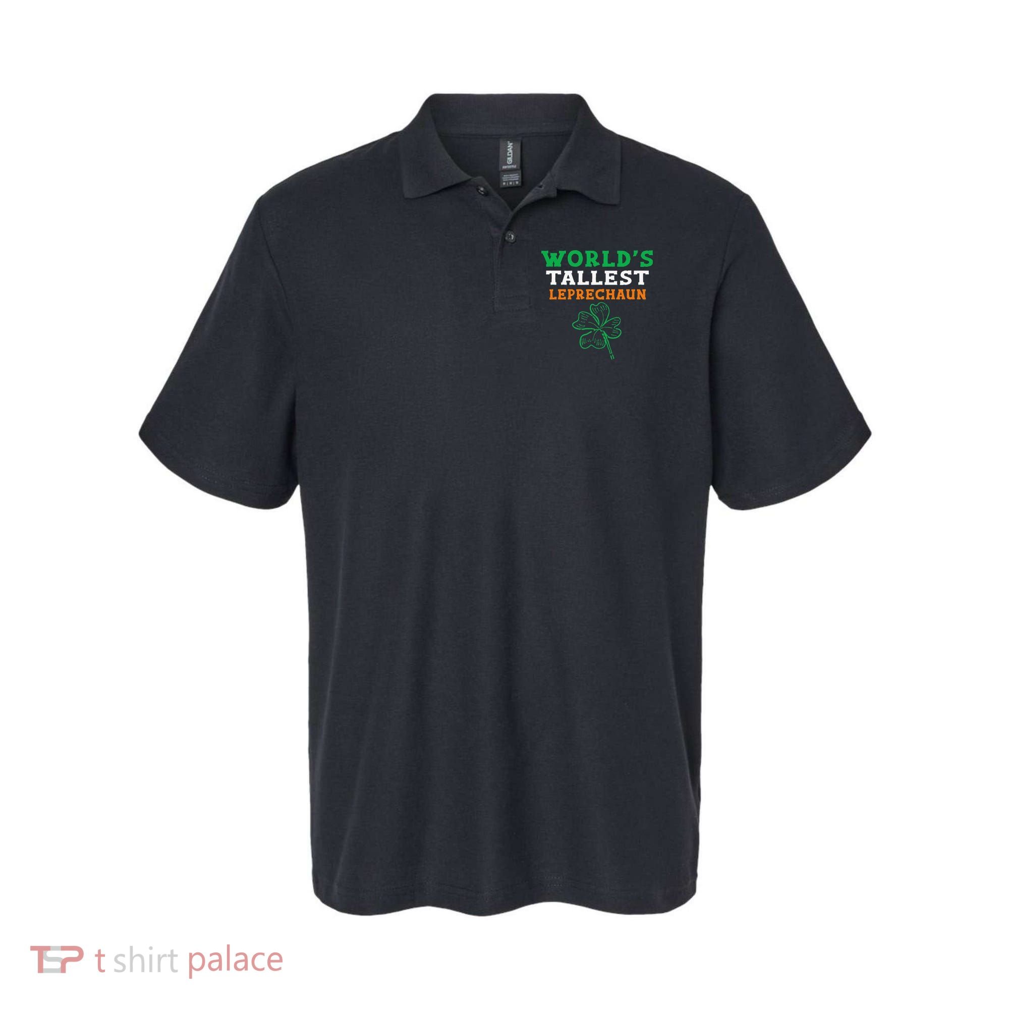 Funny Saint Patrick's Day Worlds Tallest Leprechaun Polo