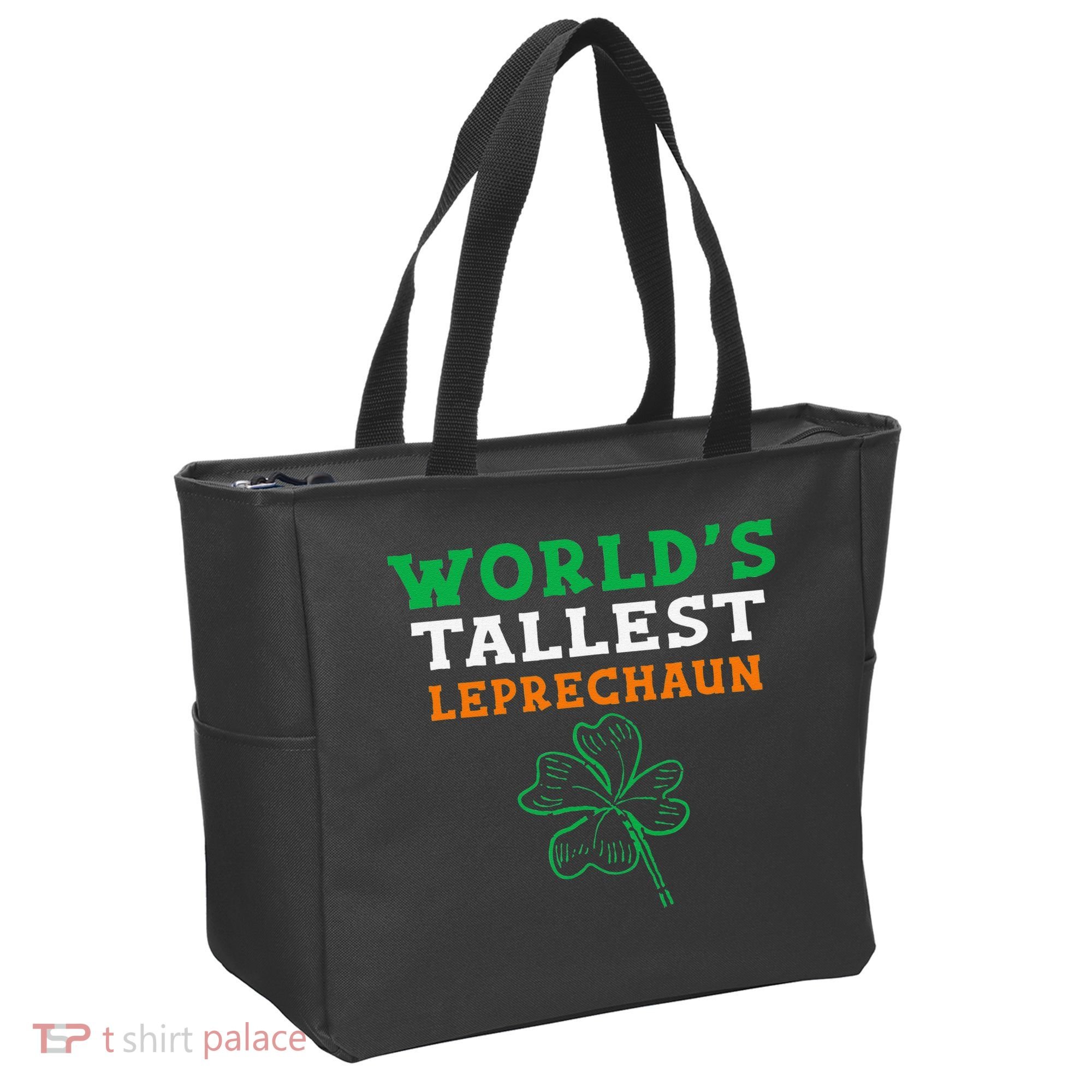 Funny Saint Patrick's Day Worlds Tallest Leprechaun Tote Bag