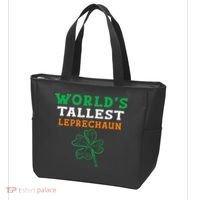 Funny Saint Patrick's Day Worlds Tallest Leprechaun Tote Bag thumb 3