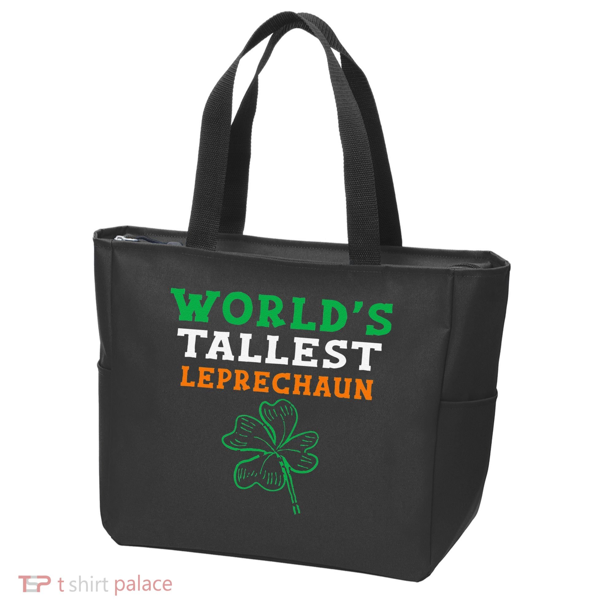 Funny Saint Patrick's Day Worlds Tallest Leprechaun Tote Bag