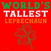 Funny Saint Patrick's Day Worlds Tallest Leprechaun Santa Hat thumb 1