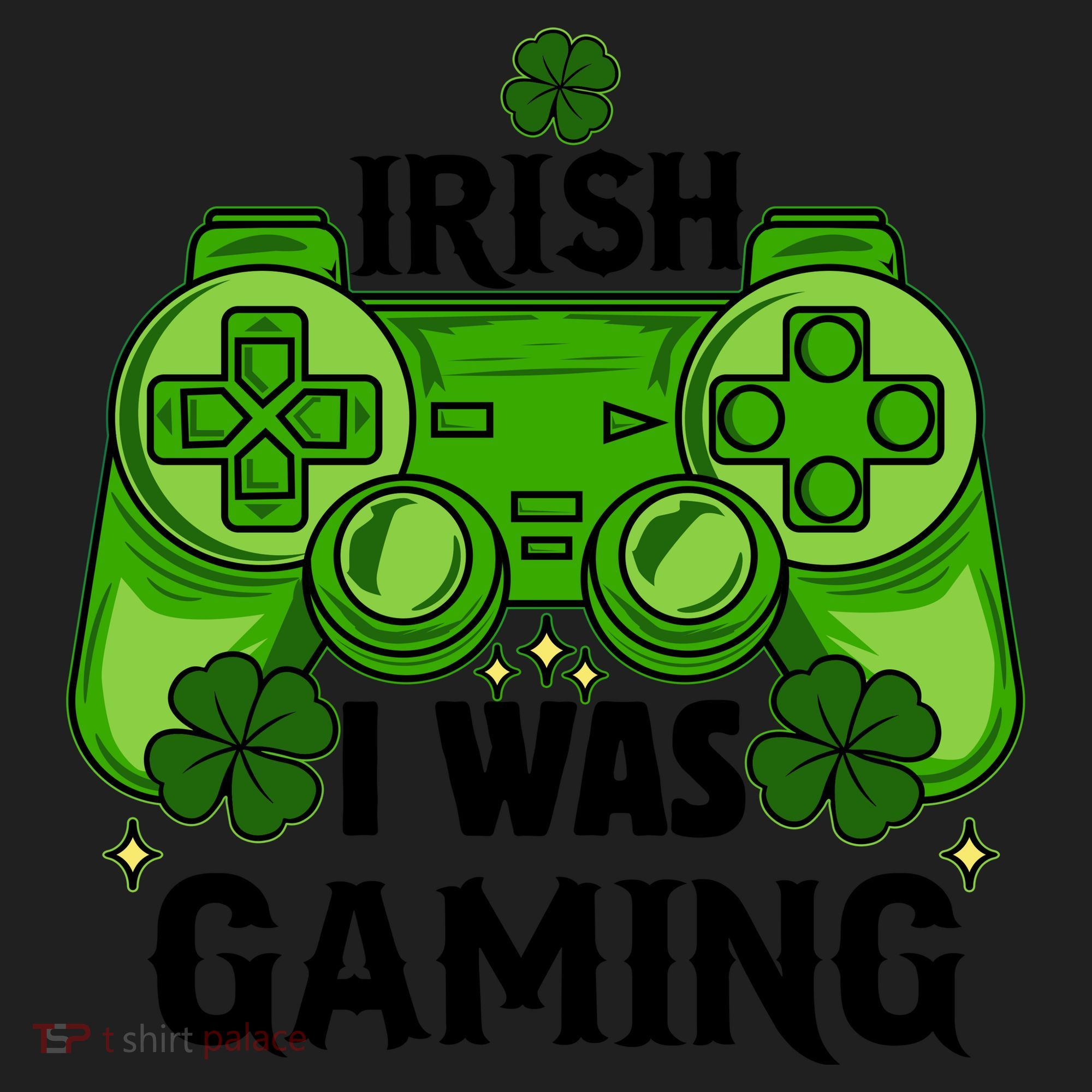Funny St Patricks Day Irish I Was Gaming Beanie