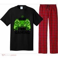 Funny St Patricks Day Irish I Was Gaming Pajama Set thumb 0