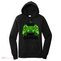 Funny St Patricks Day Irish I Was Gaming Women's Hoodie thumb 0