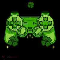 Funny St Patricks Day Irish I Was Gaming Women's Long Sleeve Shirt thumb 2