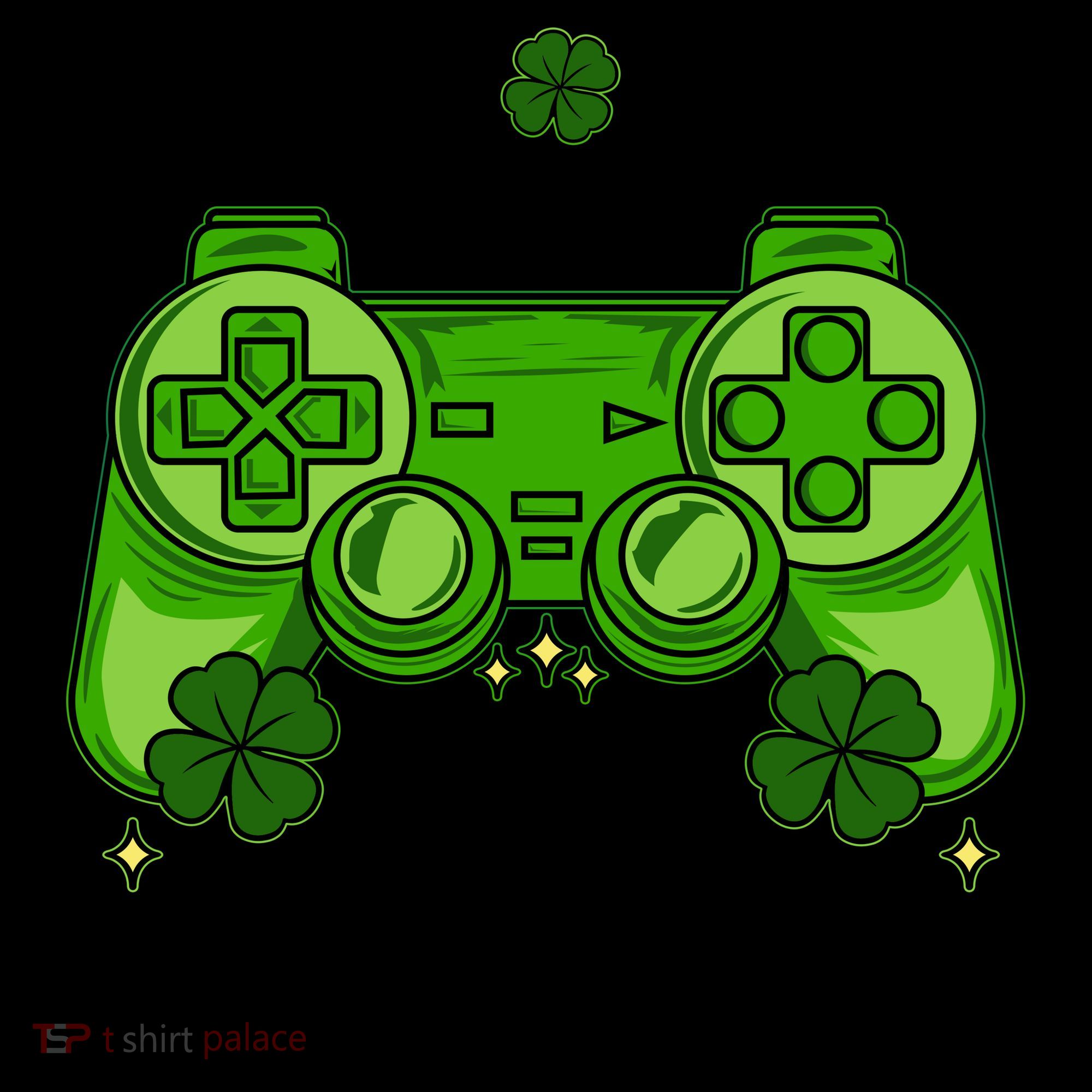 Funny St Patricks Day Irish I Was Gaming Kids Long Sleeve Shirt