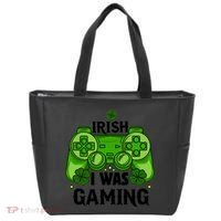 Funny St Patricks Day Irish I Was Gaming Tote Bag thumb 0