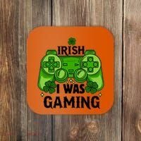 Funny St Patricks Day Irish I Was Gaming Coaster thumb 0
