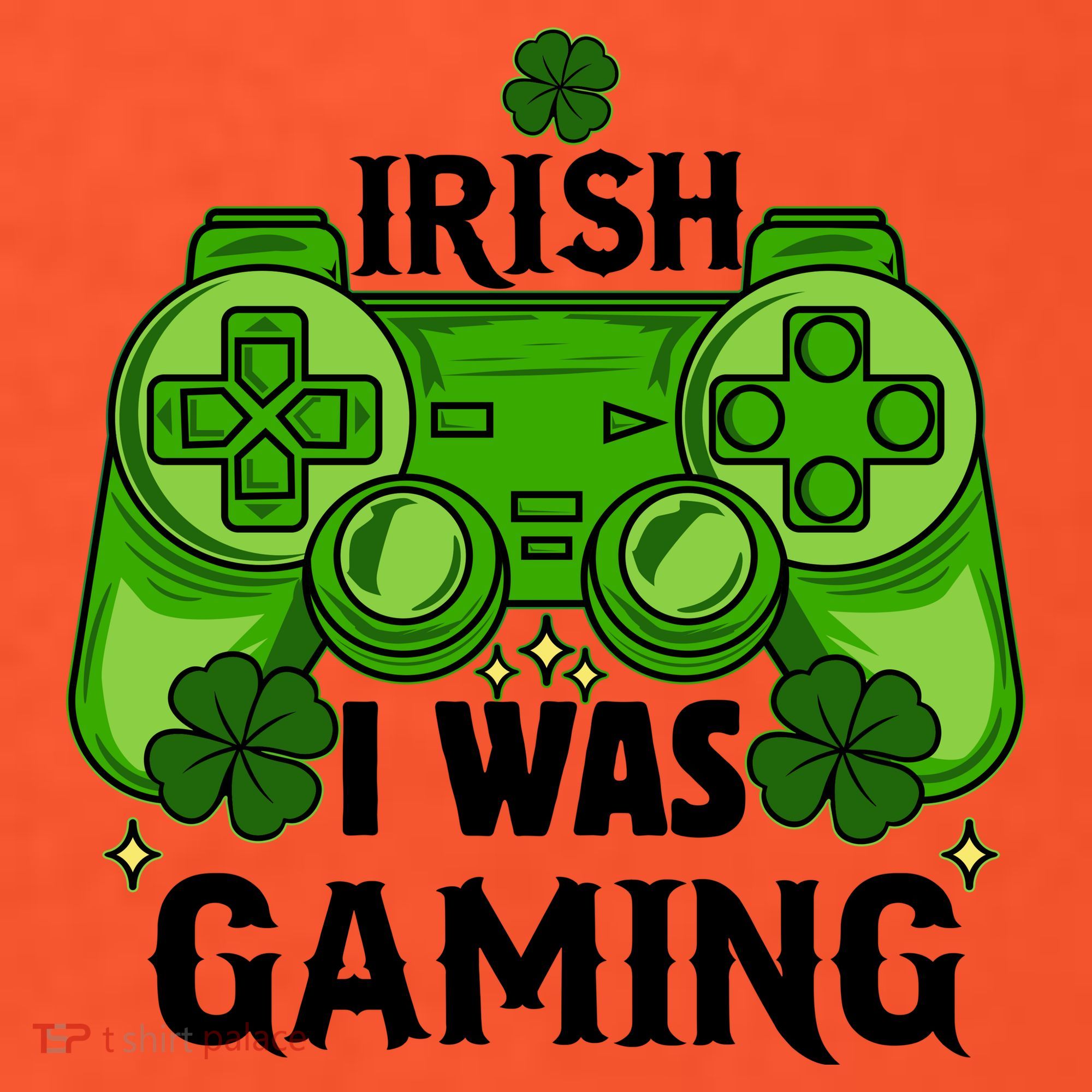 Funny St Patricks Day Irish I Was Gaming Hat