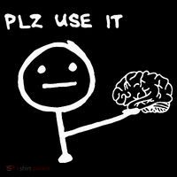 Funny Saying Plz Use It Use Your Brain Hoodie thumb 7