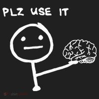 Funny Saying Plz Use It Use Your Brain Tumbler thumb 3