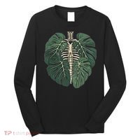 Funny Skeleton Plant Body Skeleton Gardener Women Long Sleeve Shirt thumb 0