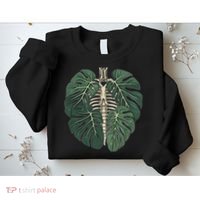 Funny Skeleton Plant Body Skeleton Gardener Women Sweatshirt thumb 2