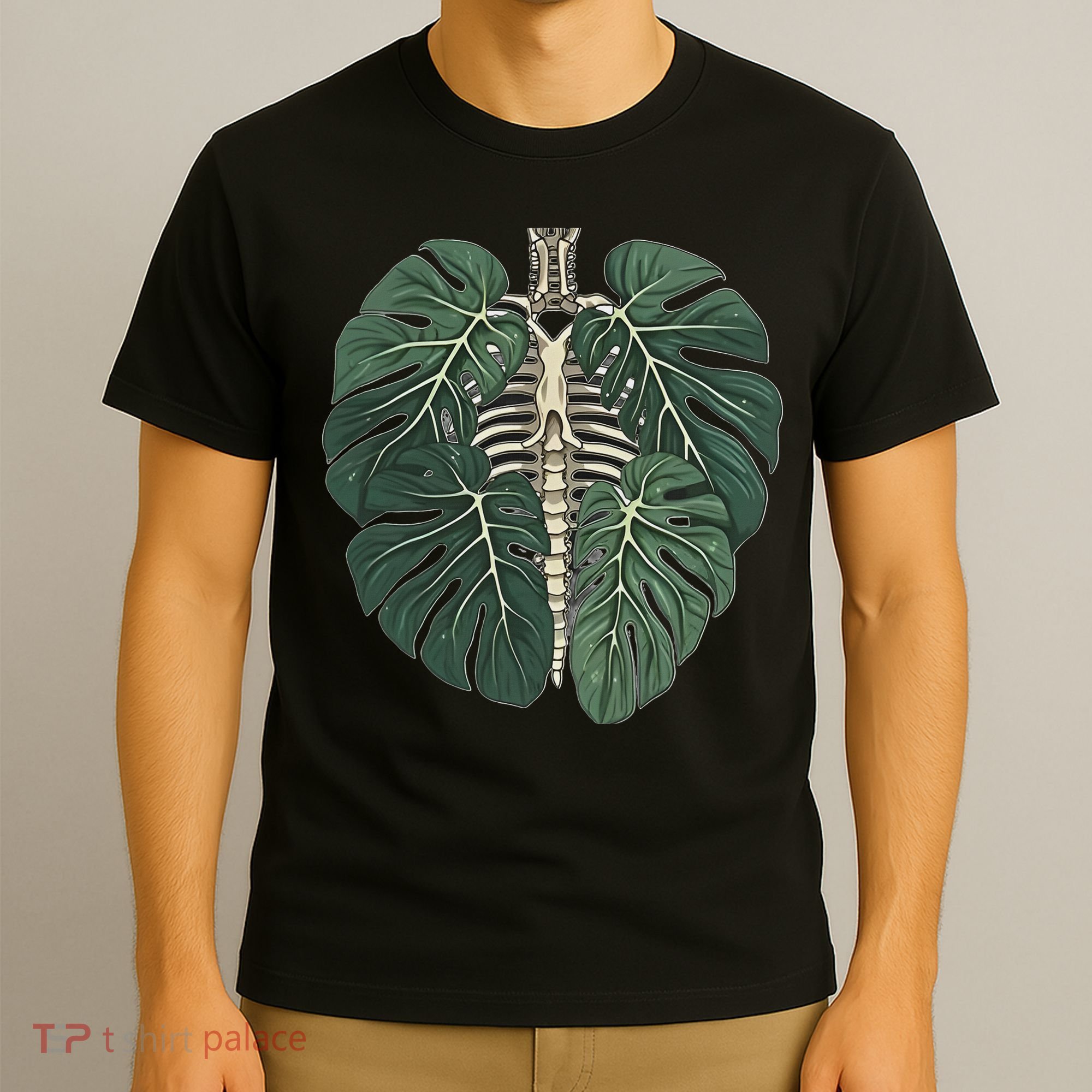 Funny Skeleton Plant Body Skeleton Gardener Women T-Shirt