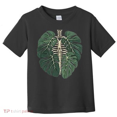 Funny Skeleton Plant Body Skeleton Gardener Women Toddler T-Shirt