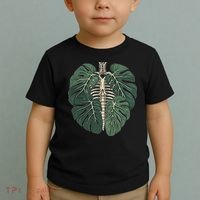 Funny Skeleton Plant Body Skeleton Gardener Women Toddler T-Shirt thumb 2