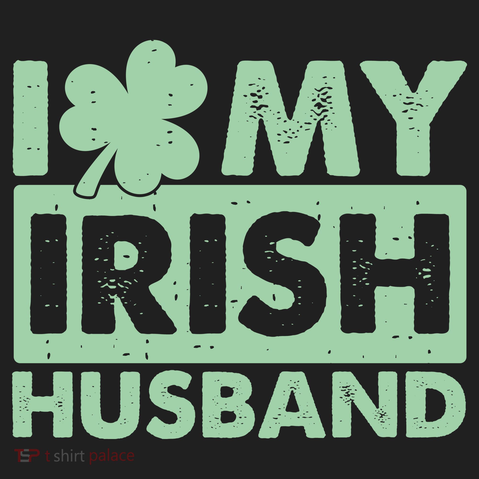 Funny St Patrick's Day I Love My Irish Husband Lucky Shamrock Clover Women's Sweatshirt