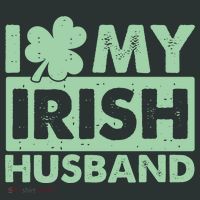 Funny St Patrick's Day I Love My Irish Husband Lucky Shamrock Clover Sweatshirt thumb 2