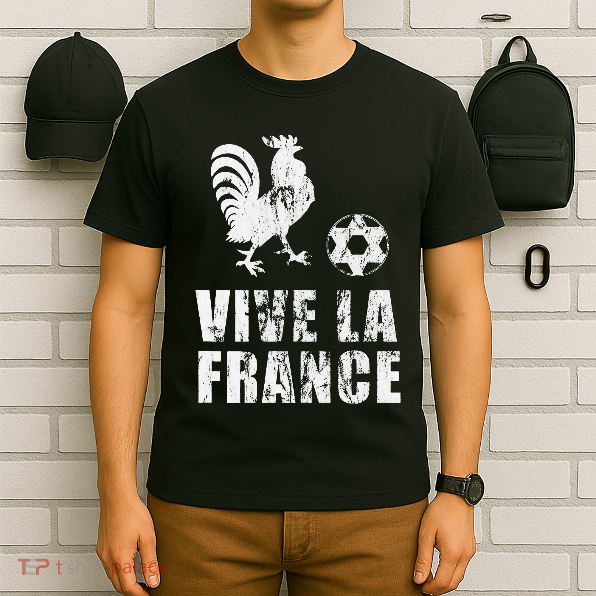 France Soccer Player Outfit French Jersey Football T-Shirt