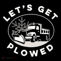Funny Snow Plow Let's Get Plowed Drinking Snow Day Toddler Hoodie thumb 2