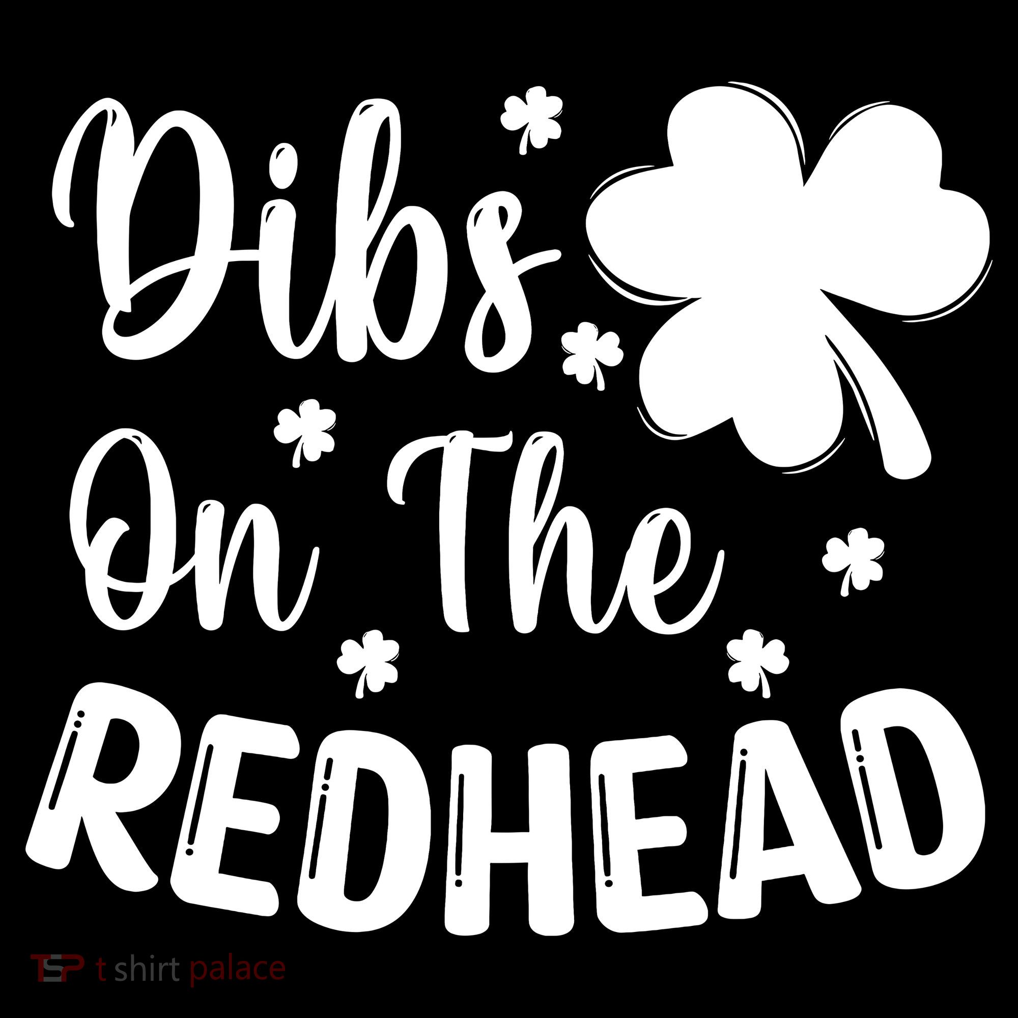 Funny St Patricks Day Irish Shamrock Dibs On The Redhead Women's Hoodie