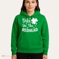 Funny St Patricks Day Irish Shamrock Dibs On The Redhead Hoodie thumb 5