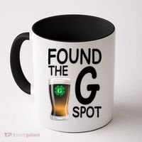 Funny St Patricks Beer Found The G Spot Coffee Mug thumb 0