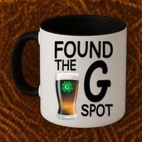 Funny St Patricks Beer Found The G Spot Coffee Mug thumb 2