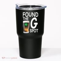 Funny St Patricks Beer Found The G Spot Tumbler thumb 0