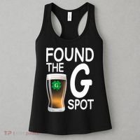 Funny St Patricks Beer Found The G Spot Women's Tank Top thumb 3