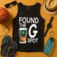 Funny St Patricks Beer Found The G Spot Tank Top thumb 4