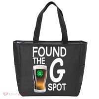 Funny St Patricks Beer Found The G Spot Tote Bag thumb 0