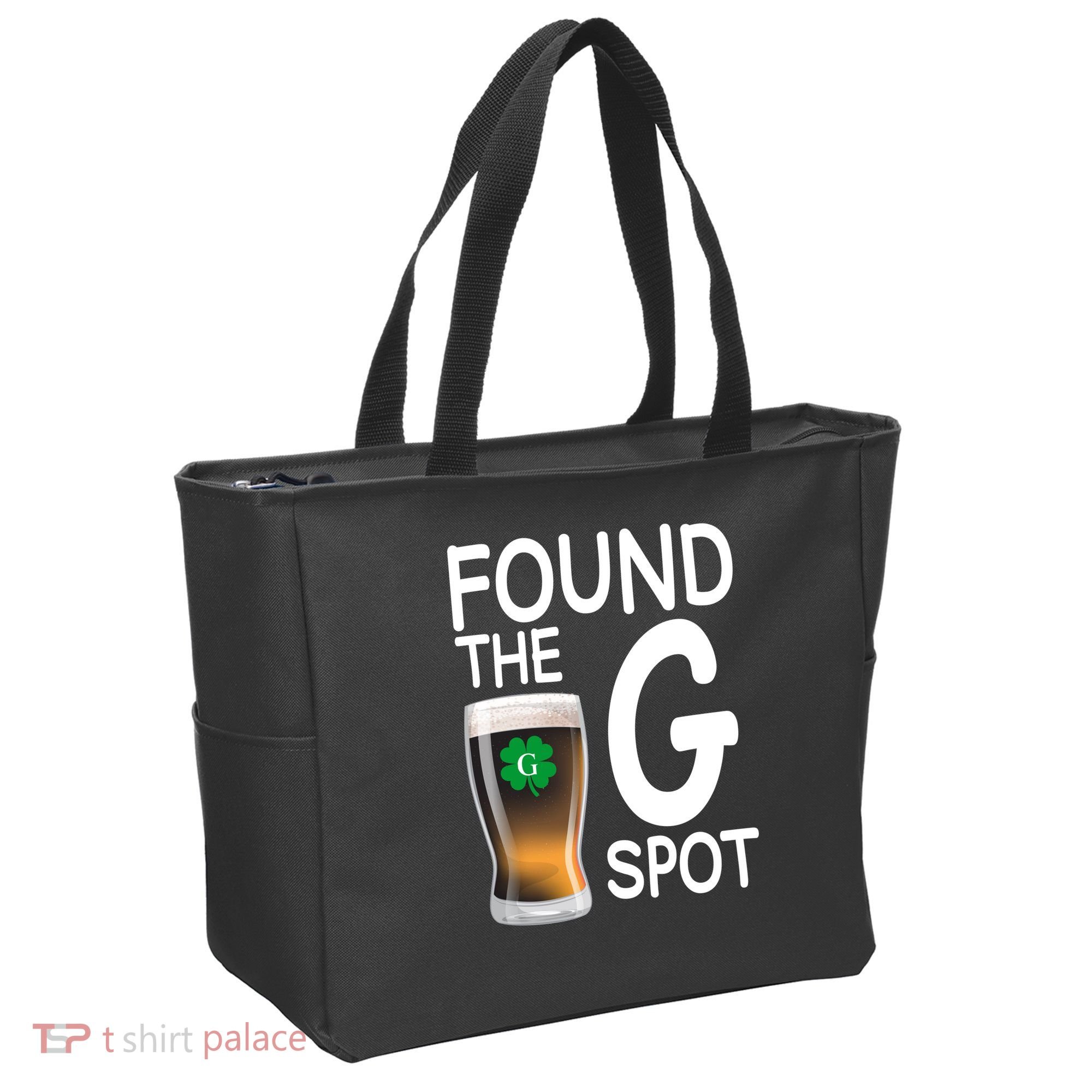 Funny St Patricks Beer Found The G Spot Tote Bag