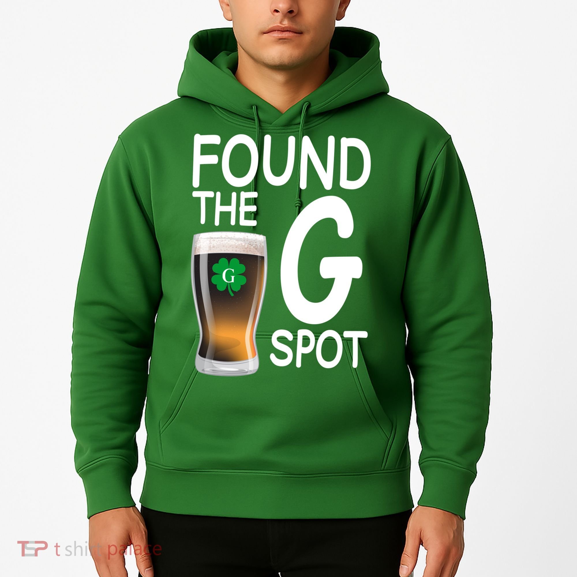 Funny St Patricks Beer Found The G Spot Hoodie