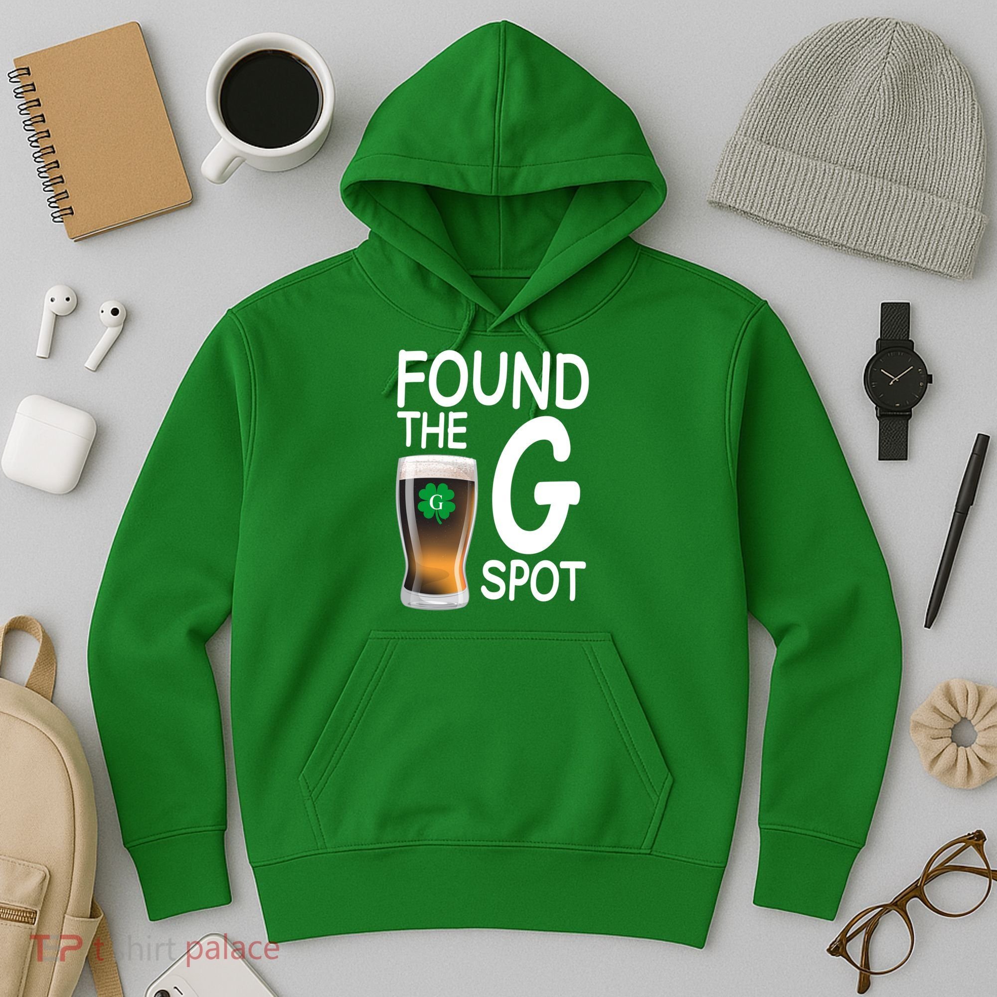 Funny St Patricks Beer Found The G Spot Hoodie