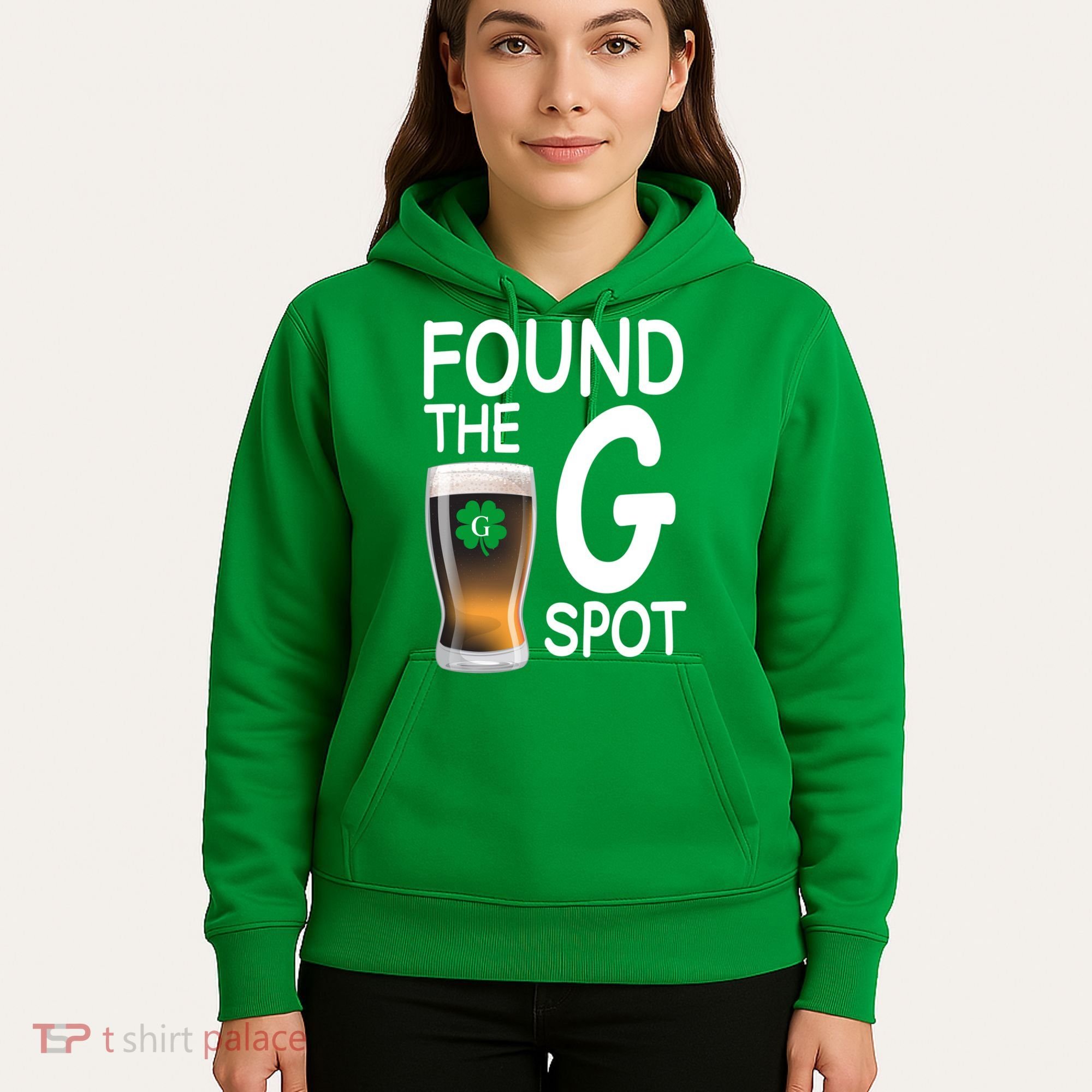 Funny St Patricks Beer Found The G Spot Hoodie