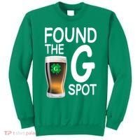 Funny St Patricks Beer Found The G Spot Sweatshirt thumb 0