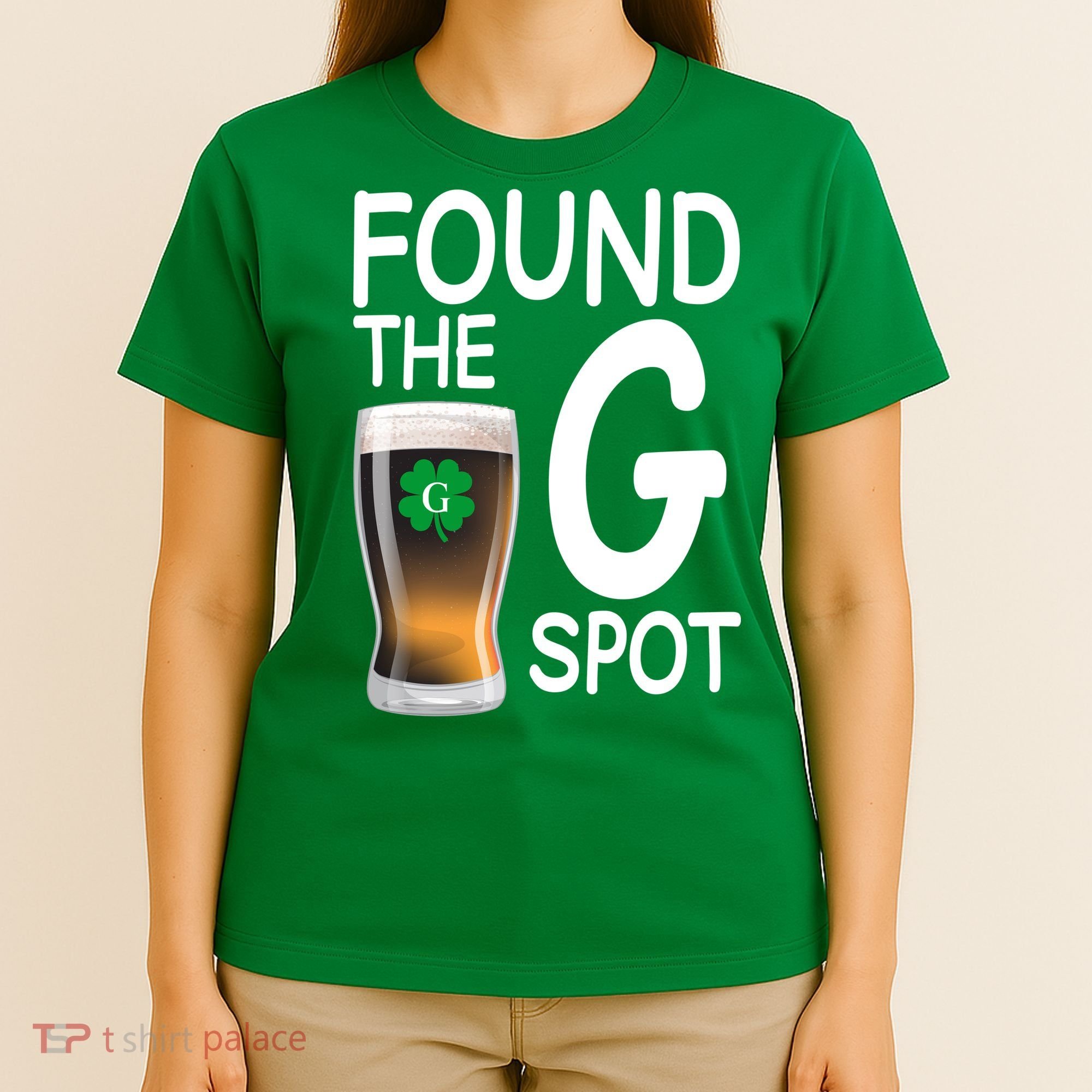 Funny St Patricks Beer Found The G Spot T-Shirt
