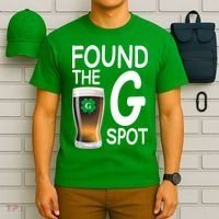 Funny St Patricks Beer Found The G Spot T-Shirt thumb 6