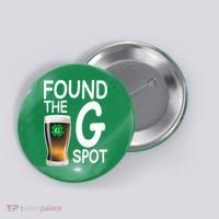 Funny St Patricks Beer Found The G Spot Button thumb 0